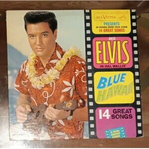 The Blue Hawaii Starring Elvis Original Sound Track Album Vinyl Record LPM-2426
